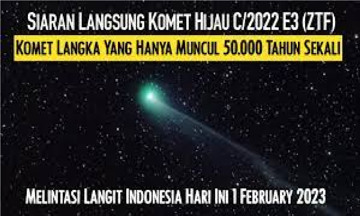 Komet Hijau Mendekati Bumi: Fakta dan Dampaknya
